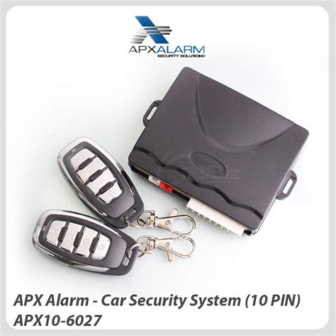 Apx Alarm Car Security System 10 Pin Av Apx10 6027 Car Alarm