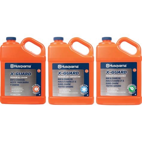 Husqvarna X-Guard Premium All-Season Bar and Chain Oil — 1 Gallon