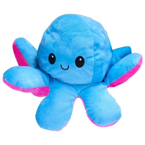 Giant Reversible Octopus Cm Plush Blue Pink Ubicaciondepersonas