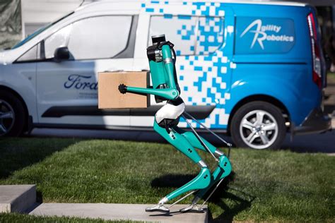 Fords Way To Finish Driverless Deliveries Package Carrying Robots