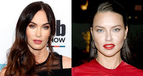 Megan Fox Adriana Lima Share Flirty Exchange On Instagram Adriana