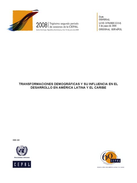 Pdf Transformaciones Demograficas Y Su Cia En El Desarrollo De America Latina Dokumen Tips