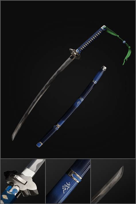 Blue Anime Katana Sword