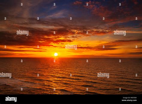 Sunset along the Oregon Coast Stock Photo - Alamy