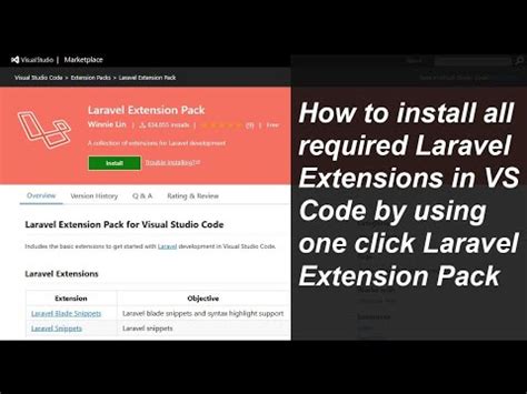 Install All Required Laravel Extensions In VS Code By Using One Click