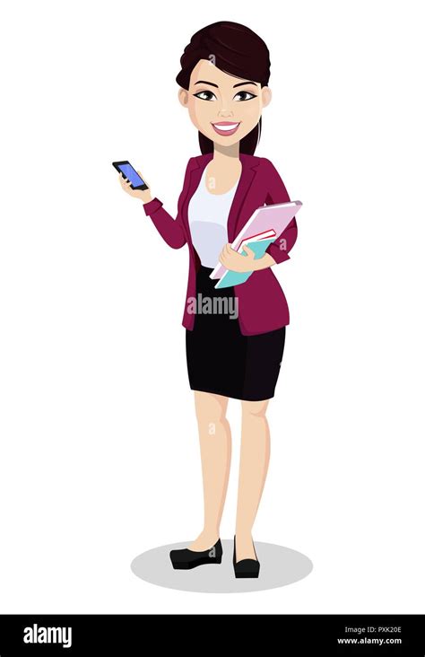 Introducir Imagen Office Girl Cartoon Abzlocal Mx