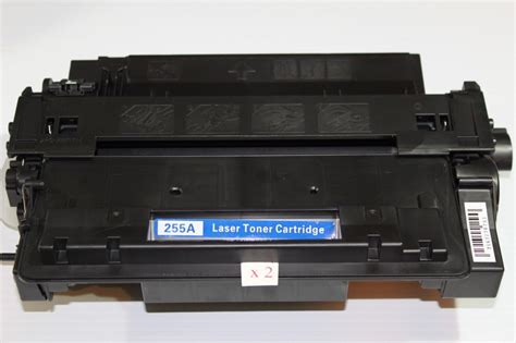 2x Toner 55a Ce255a For Hp Laserjet Enterprise P3010 P3015 P3016 Series