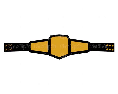 Wrestling Belt Svg Wrestling Belt Clipart Wrestling Clipart