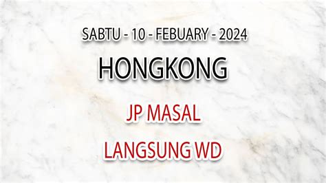 Prediksi Hk Sabtu Februari Bocoran Togel Hongkong Malam Ini