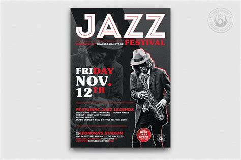 Jazz Festival Flyer Template V