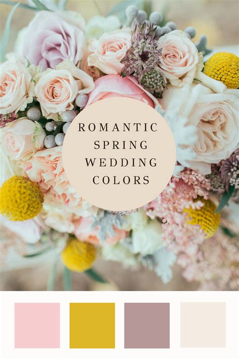 Spring Wedding Color Palettes Image To U