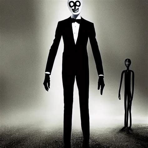 Still Photo Of Slenderman In American Horror Story Stable Diffusion