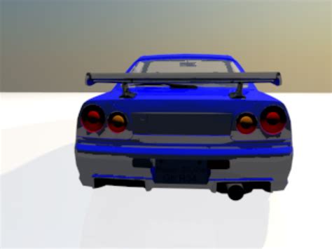 Nissan Skyline Gtr R34 Free 3d Model C4d Free3d