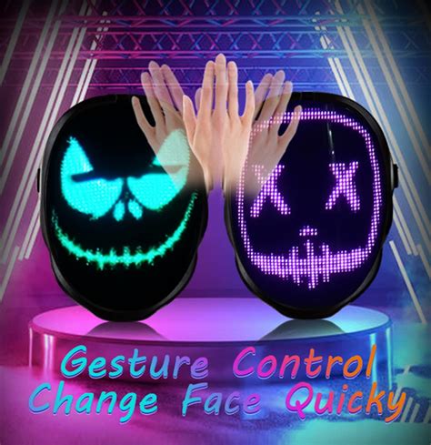 Buy Led Mask With Bluetooth Programmable 2022 Coolest Led Face Mask