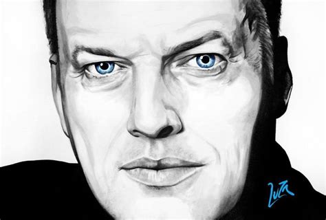 David Gilmour Tinta China Y Tinta Color 70x50cm Tinta China Pintura