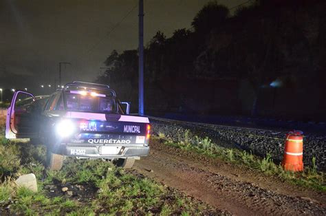 Murió arrollado por el tren Noticias de Querétaro