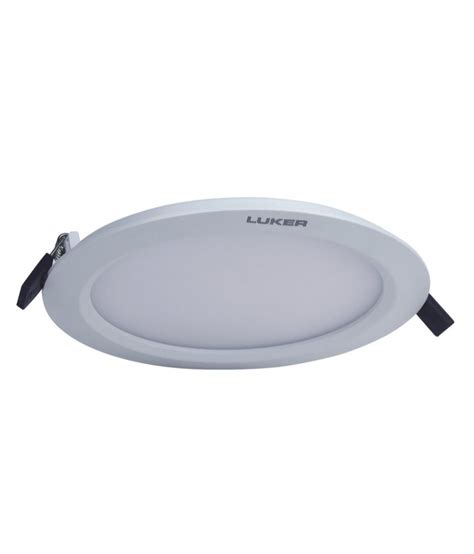 18W Luker Round Panel Light Recessed Mounted Warm White At Best Price