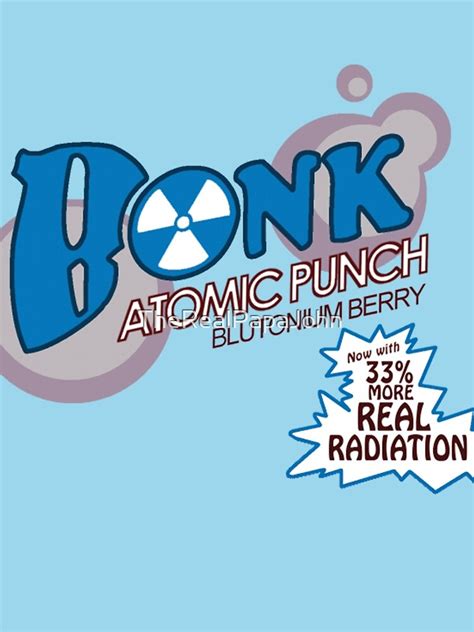 "Bonk Atomic Punch BLU" Drawstring Bag by TheRealPapaJohn | Redbubble