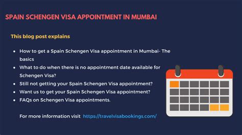 Spain Visa Appointment: Get Spain Schengen Visa Appointment in Mumbai