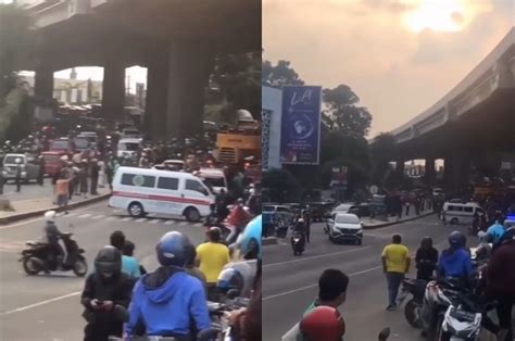 Jalan Menurun Langsung Lampu Merah Disebut Penyebab Kecelakaan Truk