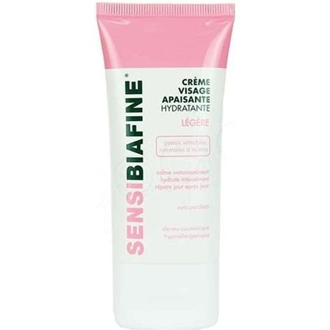 Sensibiafine Crème Visage Hydratante Apaisante Légère 50ml Cdiscount