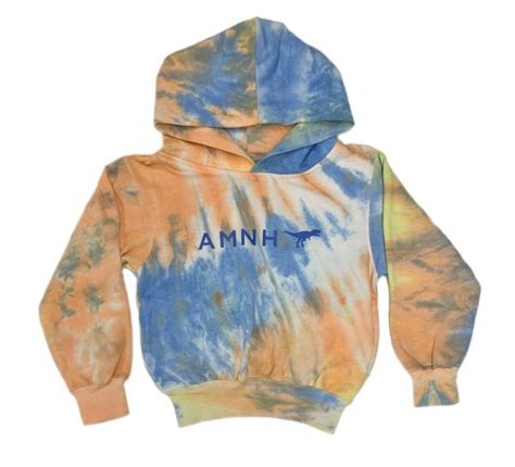 Youth Tie Dye Amnh Fleece Hoodie Amnh Store