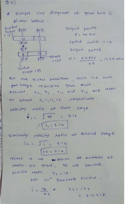 Solved The Speed Reduction Gearbox Shown In The Figure Is Used To Reduce The Tutorbin