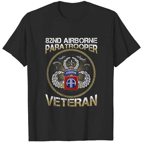 Veteran Vets 82nd Airborne Paratrooper Veteran Vintage Veterans T