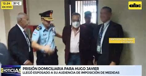 Cartista Hugo Javier Comparece Esposado Y Cumplir Prisi N Preventiva