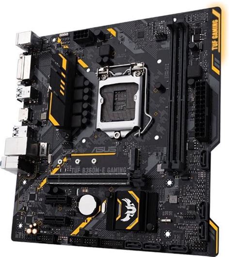 ASUS TUF B360M E GAMING LGA 1151 Socket H4 Intel B360 Micro ATX Bol