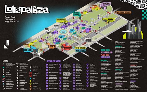 Lollapalooza Set Times Stages Lockers And Everything Else You