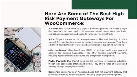 PPT Best High Risk Payment Gateways For WooCommerce PowerPoint