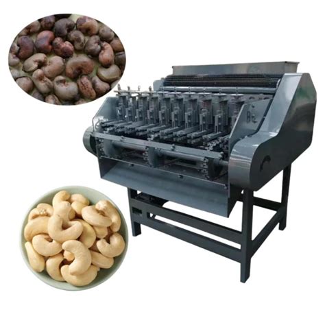 Automatic Cashew Nut Shelling Peel Removing Processing Machines Cashew