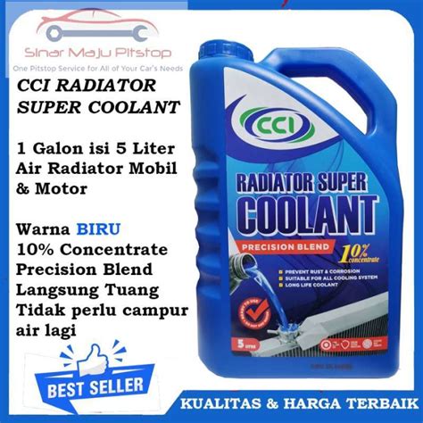 Jual Air Radiator Mobil Motor Warna Biru Cci Radiator Coolant