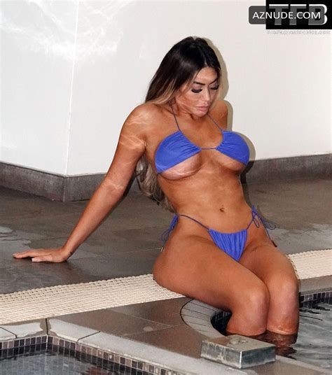 Chloe Ferry Sexy Shows Off Her Incredible Physique In A Hot Blue Bikini At A Spa In London Aznude
