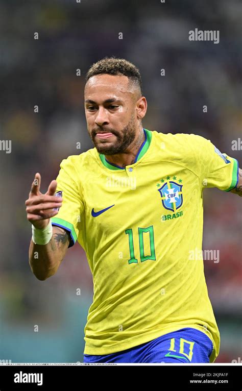 Neymar Du Br Sil Lors De La Coupe Du Monde De La Fifa Qatar