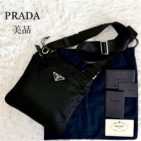 41％割引ブラック系【翌日発送可能】 プラダ Prada ミニ ポシェット サコッシュ ショルダーバッグ 三角ロゴ ショルダーバッグ バッグ