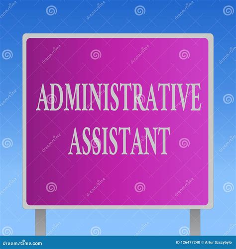 Conceptual Hand Writing Showing Administrative Assistant Business Photo Text Administration