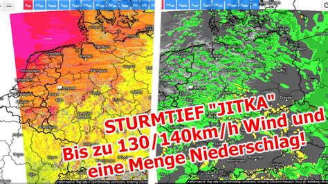 STURMTIEF Jitka zieht nach Deutschland rein STURMWARNUNG für