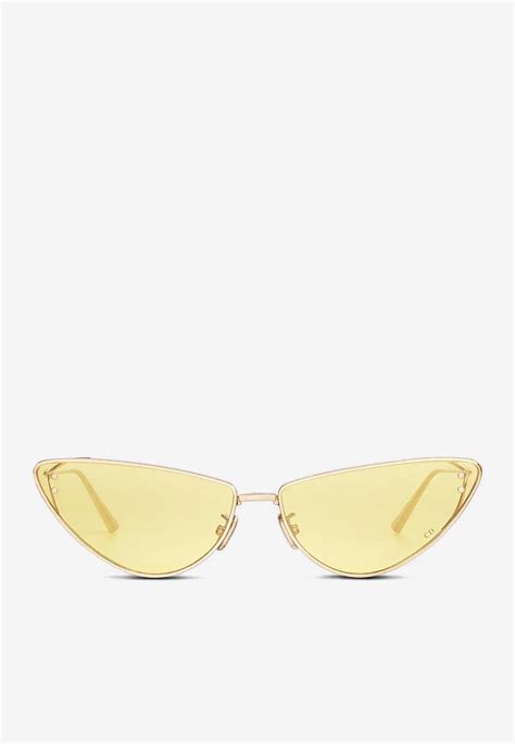 Dior Missdior Cat Eye Sunglasses In Yellow Lyst