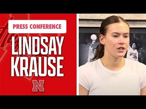 Nebraska Volleyball Outside Hitter Lindsay Krause Talks Spring Practice