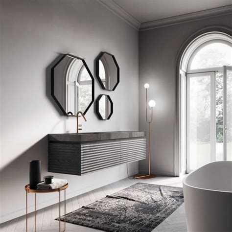 Specchio Da Bagno A Muro OTTAGONO IDEAGROUP Moderno Ottagonale