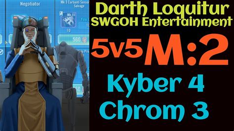 Loquitur SWGOH 5v5 M2 Time For Some High Efficiency Offense YouTube