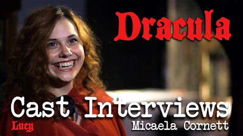 Dracula Cast Interviews Micaela Cornett Youtube