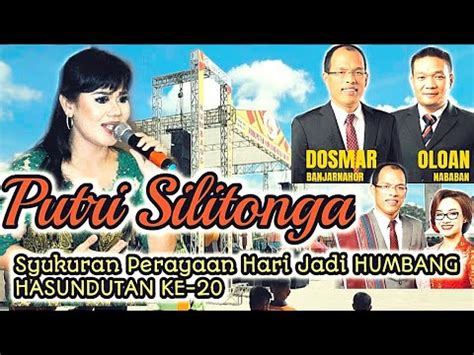 Syukuran Hari Jadi Kab Humbang Hasundutan Ke Bersama Putri Silitonga