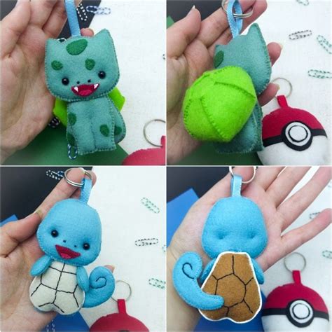 Chaveiro de Feltro Fofo Anime Pokémon Elo7 Produtos Especiais