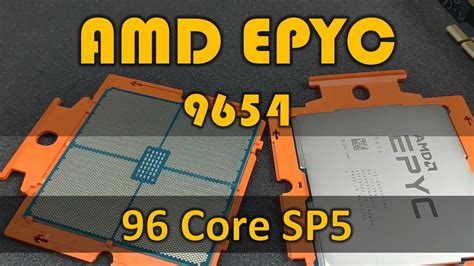96 Core AMD EPYC 9654 CPU SP5 Socket - YouTube