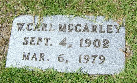 William Carl Mccarley Find A Grave Memorial