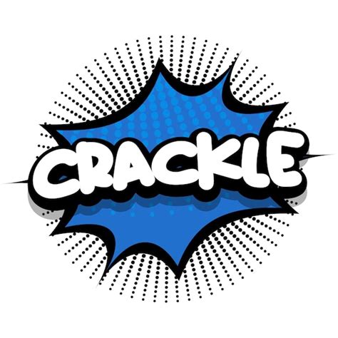 Crackle cómic explosión burbuja vector ilustración Vector Gratis