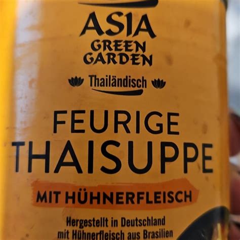 Thaisuppe Asia Green Garden kalorie kJ a nutriční hodnoty